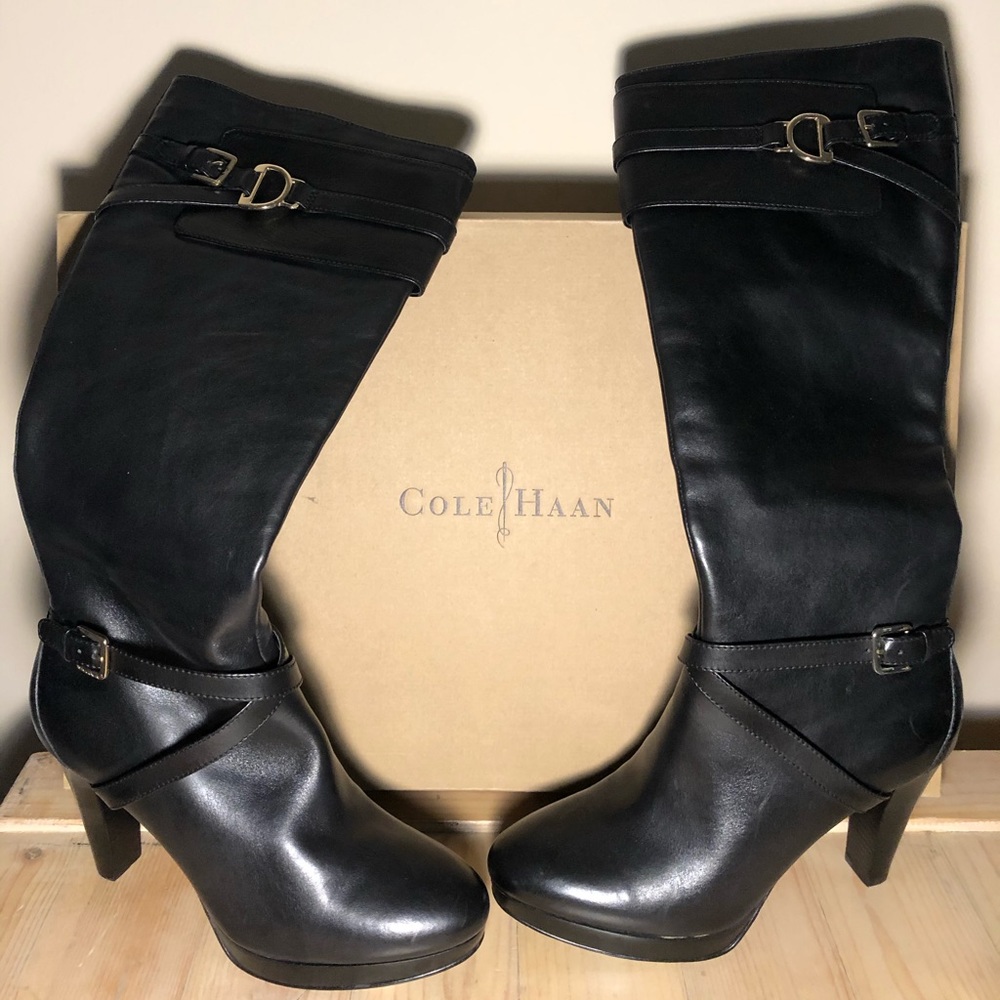 Cole Haan Adler Tall Boot Black